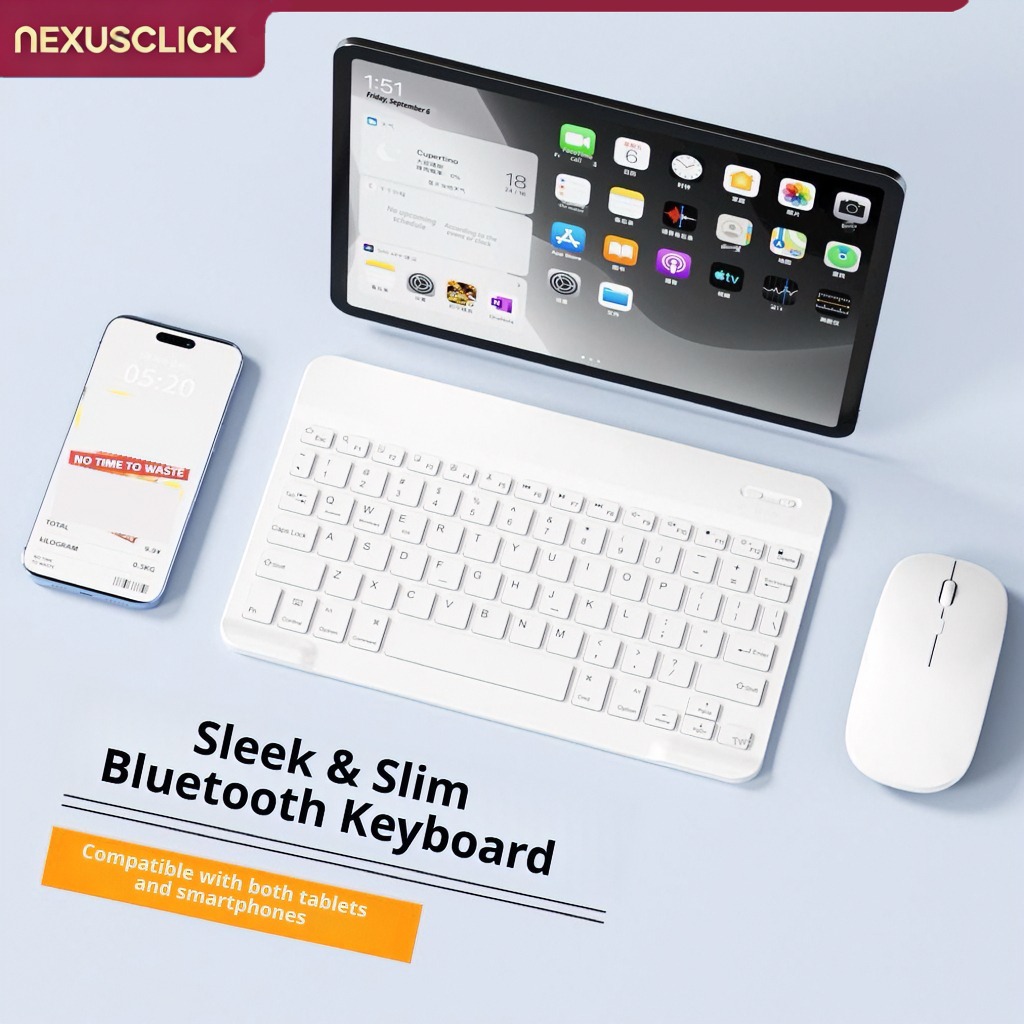 Android Tablet Gaming Accessories - NexusClick Bluetooth キーボードとマウス iPad Xiaomi Samsung