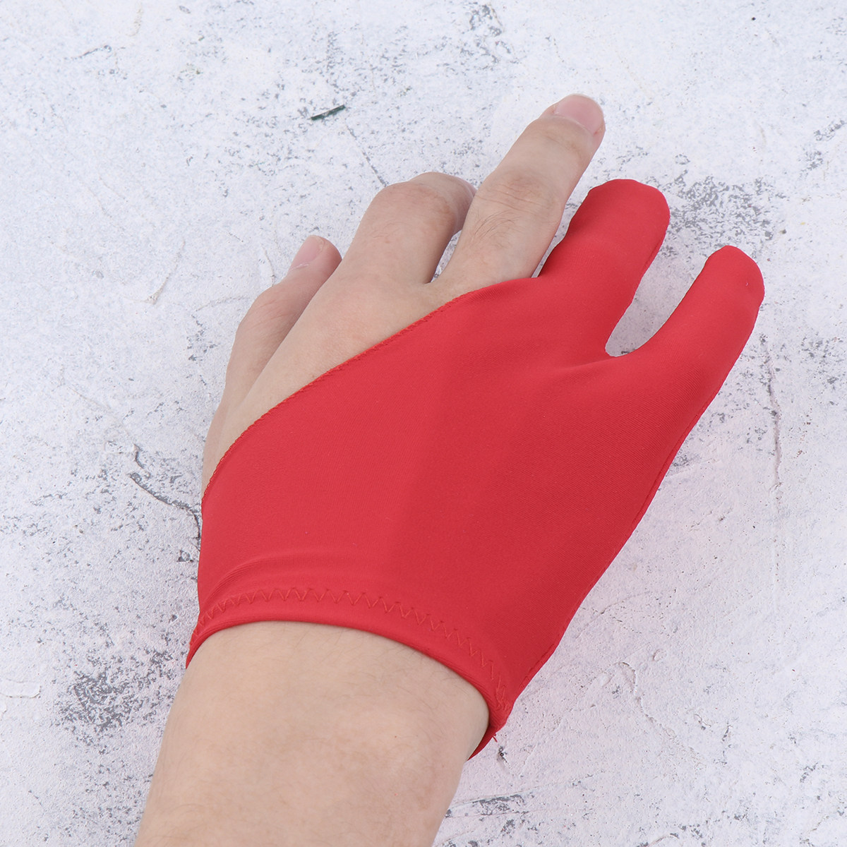 Drawing Glove Artist - 2個入り、アーティスト用描画グローブ。2本指のカーブデザインで、タブレットでのスケッチや絵画に最適。吸汗・防汚加工を施したスパンデックス素材を使用。