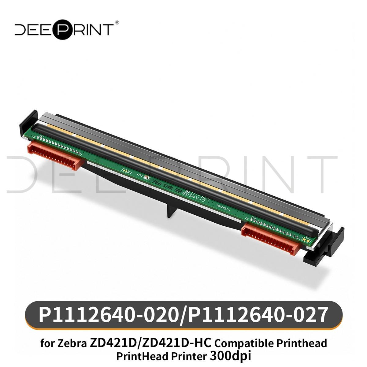 Zebra Tablet Accessories - P1112640-020 / P1112640-027 300DPI 熱転写プリントヘッド、Zebra ZD421D