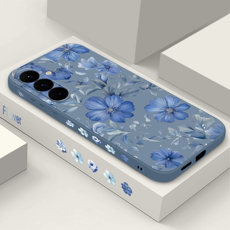 Samsung Galaxy A55 - 花柄植物模様スマホケース Samsung Galaxy S26 S25 S24