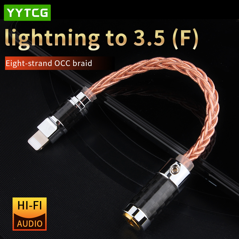 Yytcg-タイプcから2.5/3.5/4.4mmジャックア - Wired Earphone Lightning のレビューと価格