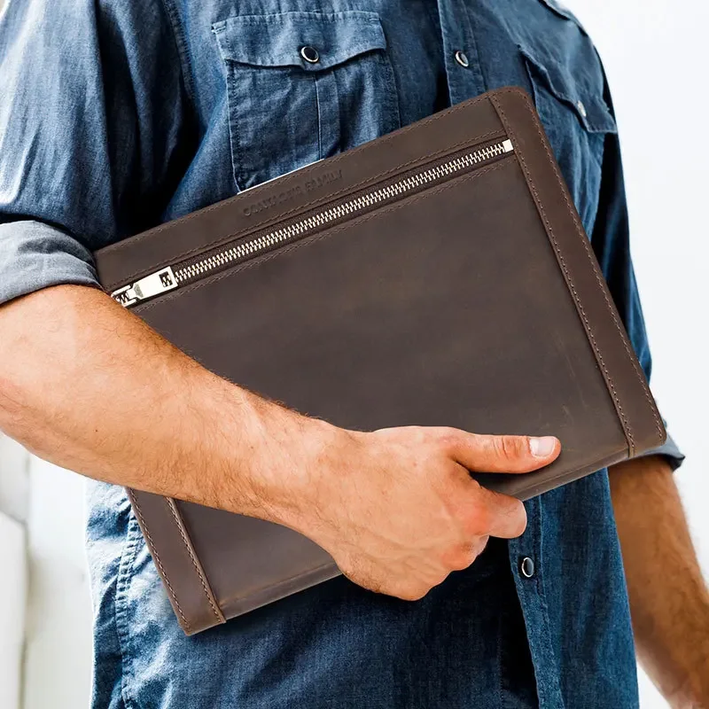 Apple iPad用レザータブレット収納バッグ、ジッパー付 - Tablet Tech Accessories のレビューと価格