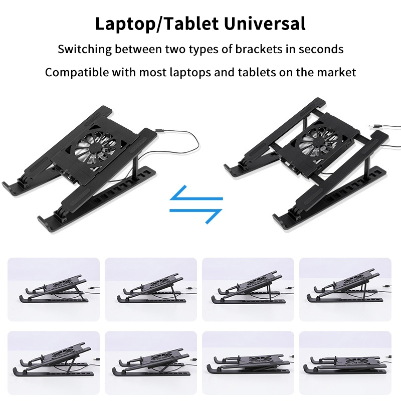 折りたたみ式ノートパソコン冷却スタンド、ファン1個付き、ポー - Cooling Stand Tablet のレビューと価格