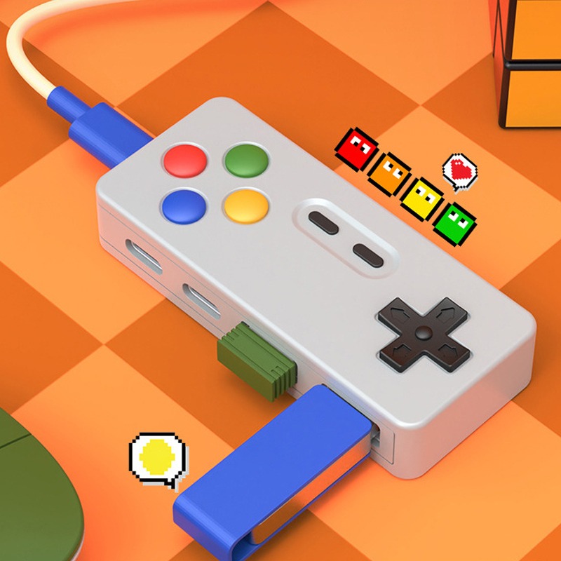 4in1ゲームパッドモデリングハブ。ゲームコントローラー、コ - Usb Hub Type C のレビューと価格