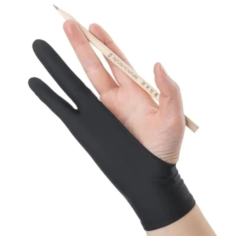 1/2 個二本指手描き手袋油絵画材アンチタッチタブレットデジ - Drawing Glove Artist のレビューと価格