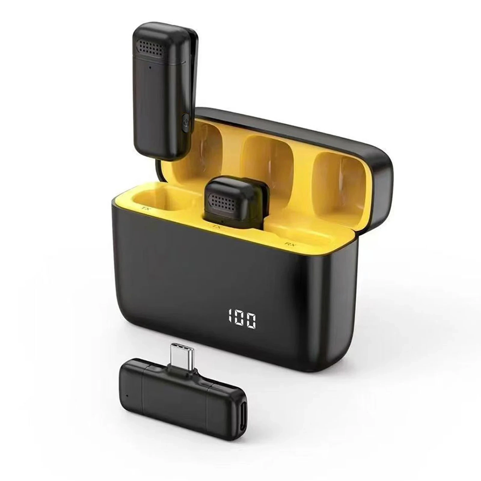 2in1 K30 ワイヤレスラベリアマイク充電ケースマイクポ - Android Tablet Gaming Accessories のレビューと価格