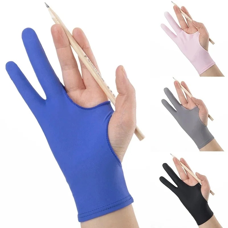 1/4個入り、汚れ防止加工を施した2本指用ペイントグローブ。 - Drawing Glove Artist のレビューと価格